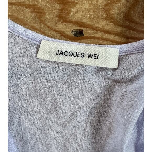 NWT Jacques Wei Sheer Tank Top Size Medium Women’s Light Purple - Picture 3 of 9